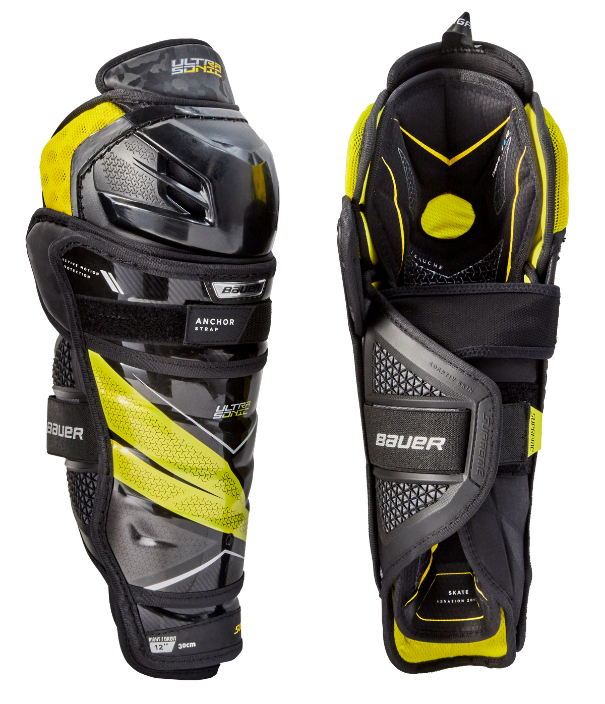  Bauer Supreme Ultrasonic Senior Shin Guards