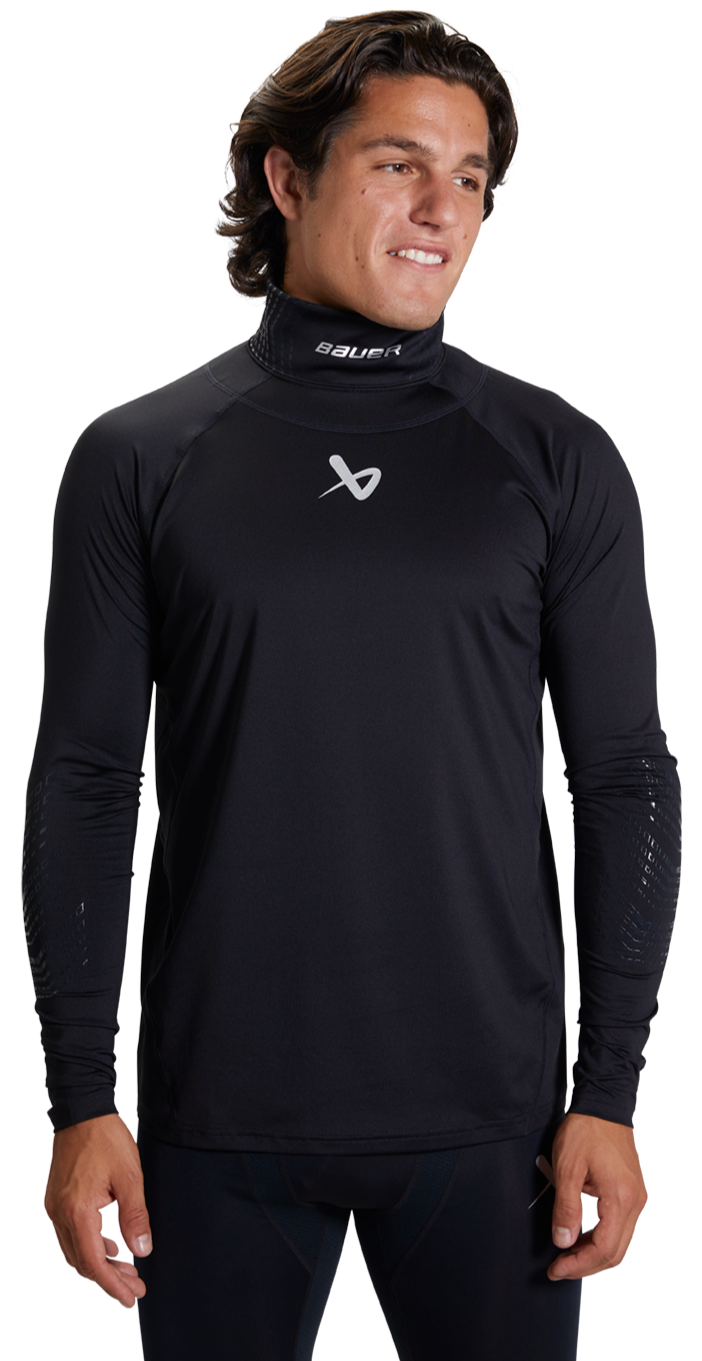  Bauer Neck Protector Long Sleeve Top Senior