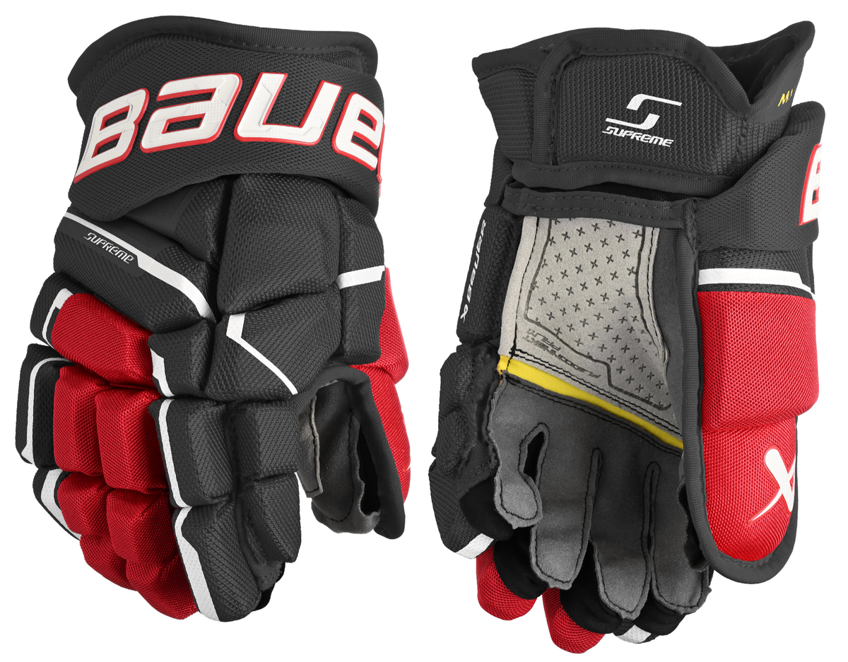  Bauer Supreme Mach Junior Hockey Gloves