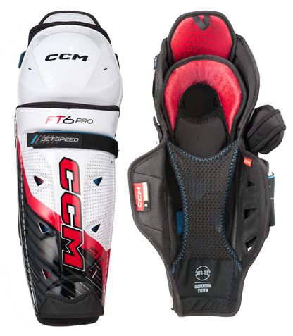  CCM JetSpeed FT6 Pro Senior Shin Guards