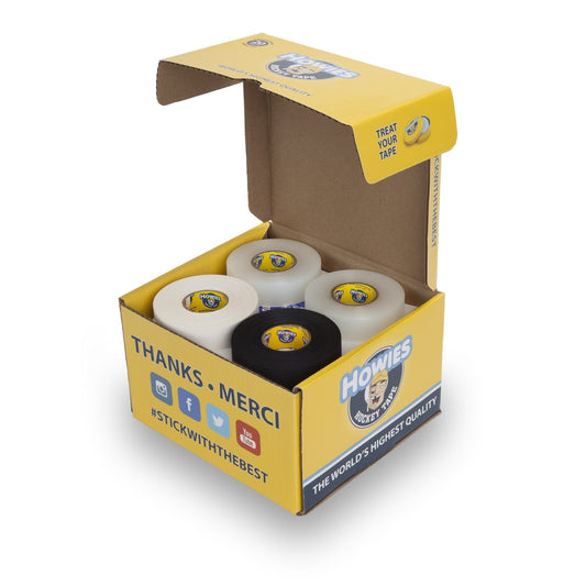  Howies 20-Pack Tape Cube (12 X Clear / 4 X White / 4 X Black)