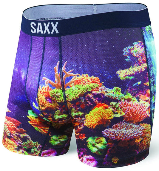  SAXX Volt Boxer Brief Galactic Coral