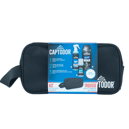  Captodor Odor Destroyer Toiletry Bag Kit