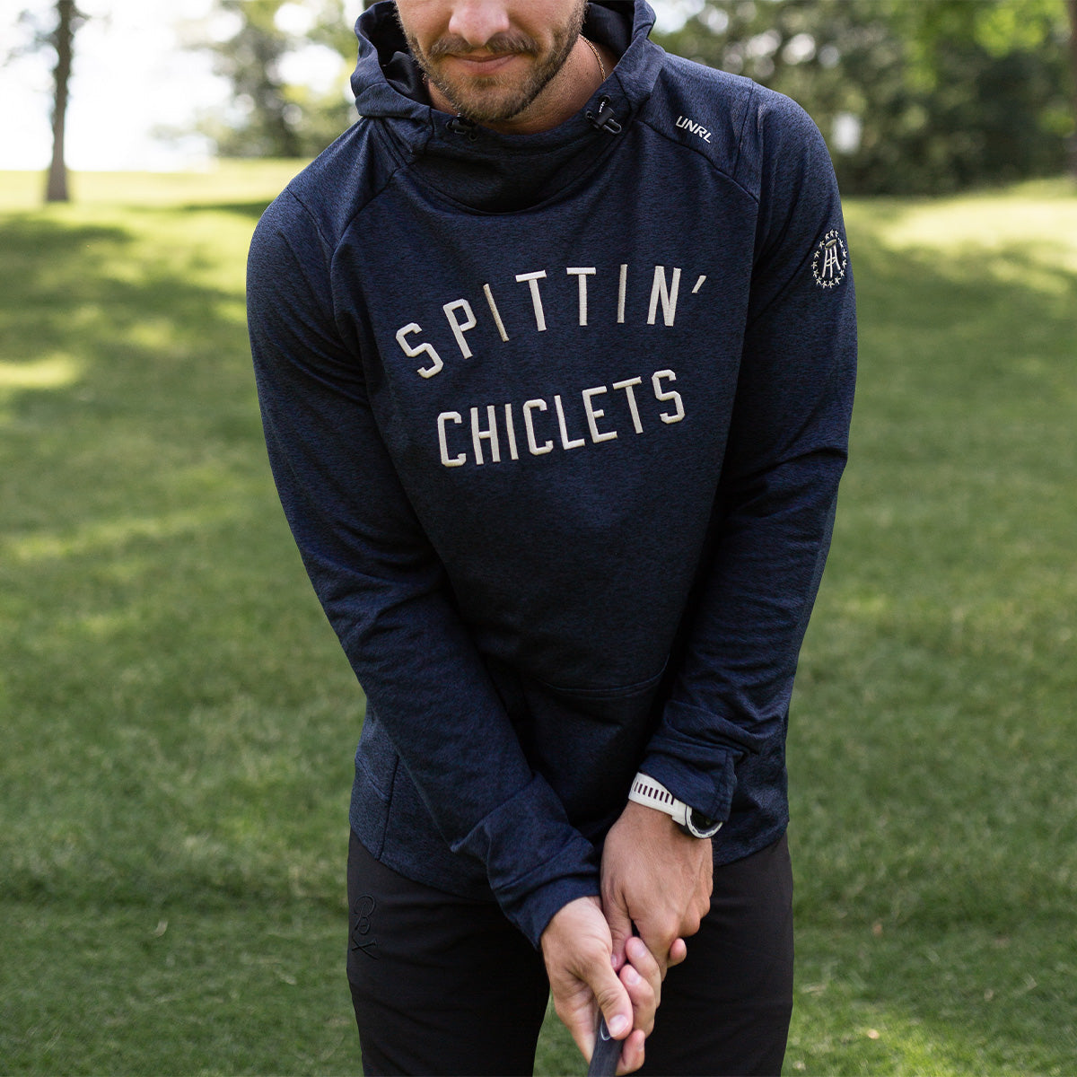  Spittin' Chiclets X UNRL Varsity Crossover Hoodie