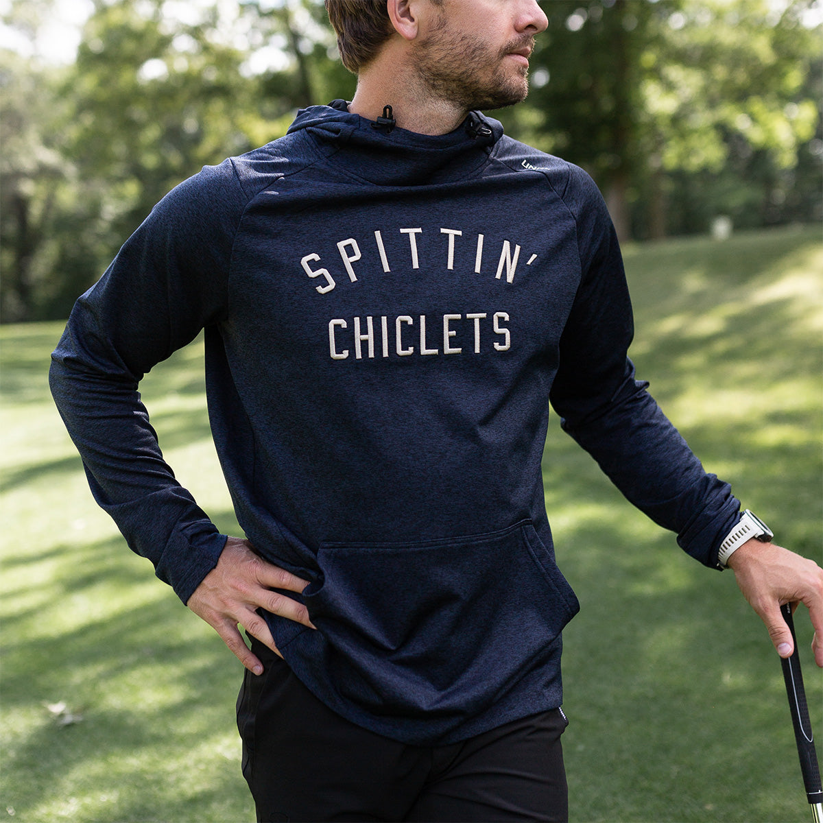 Spittin' Chiclets X UNRL Varsity Crossover Hoodie