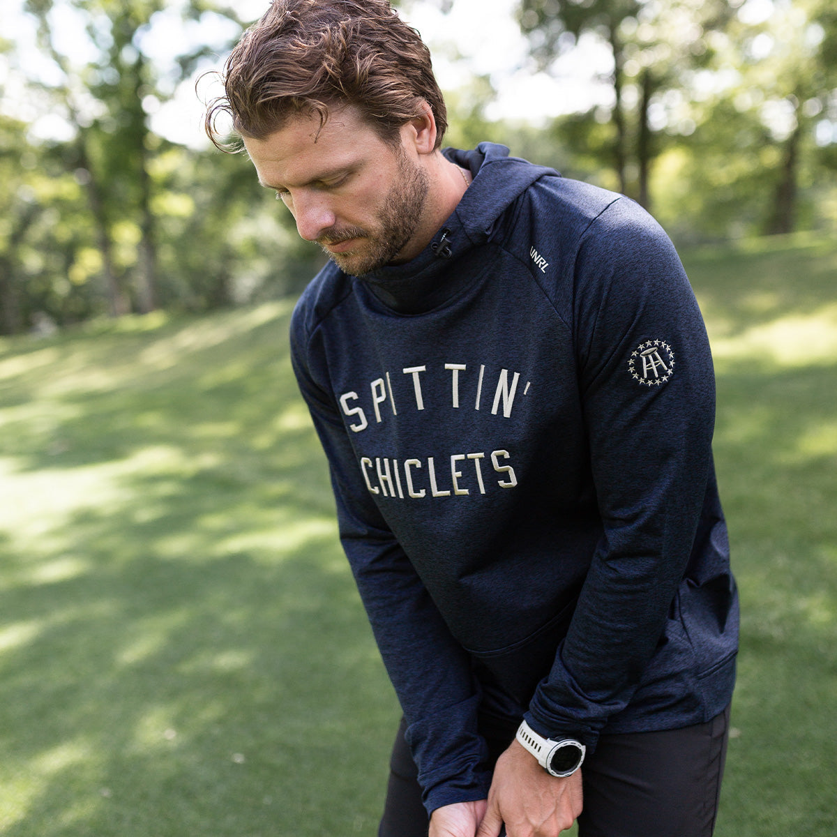  Spittin' Chiclets X UNRL Varsity Crossover Hoodie